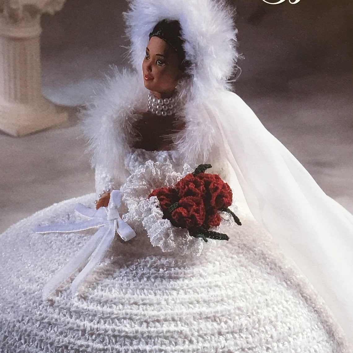 1997 Annie's Crochet Bride Bed Doll Pattern. the Bridal Etsy
