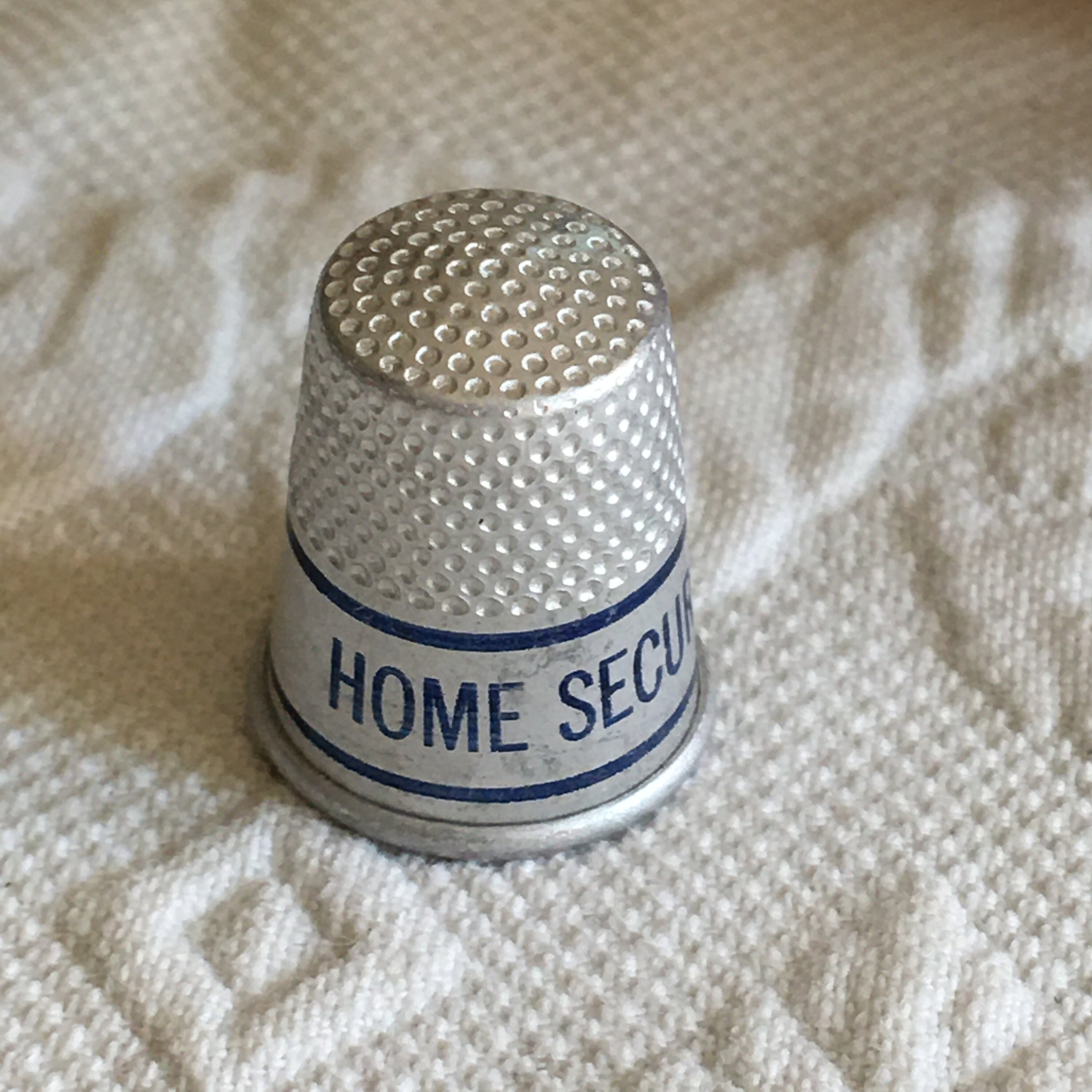 Vintage Advertising Thimble. Security Life Insurance Company Etsy