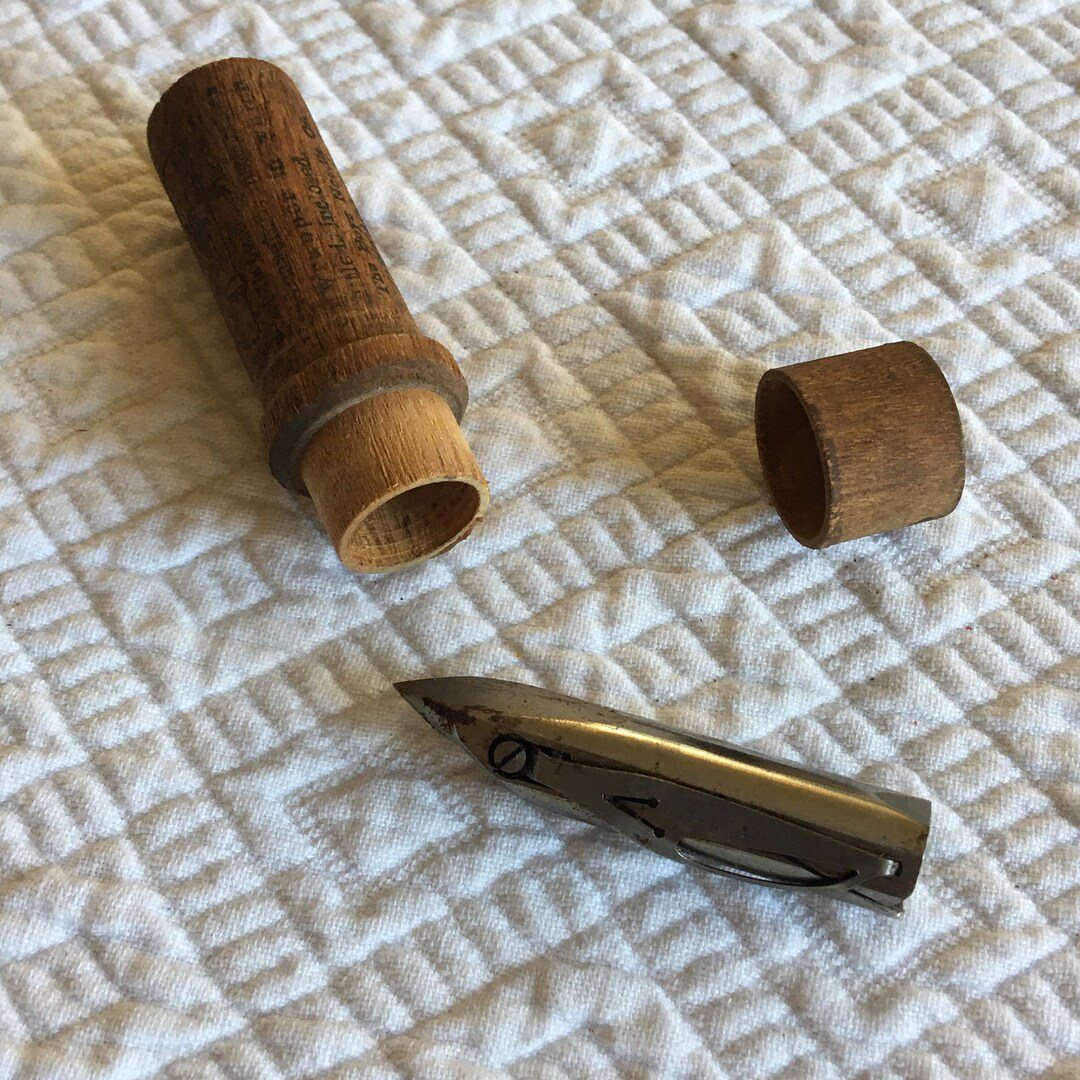 Vintage 1910 Wood Boyd Shuttle Case to Repurpose as a Needle Case ...