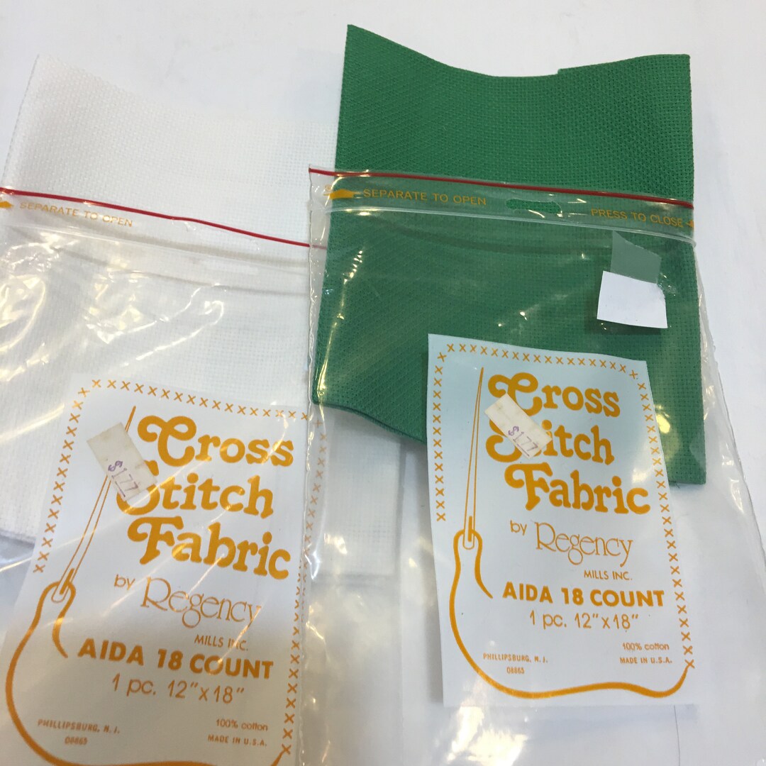 Choose Regency 100 Cotton Aida Cloth for Counted Cross Stitch Projects