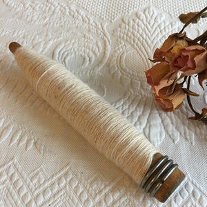 Antique Red or White Thread Spool. Original Spools Full of Thread. This Listing is for One Spool.