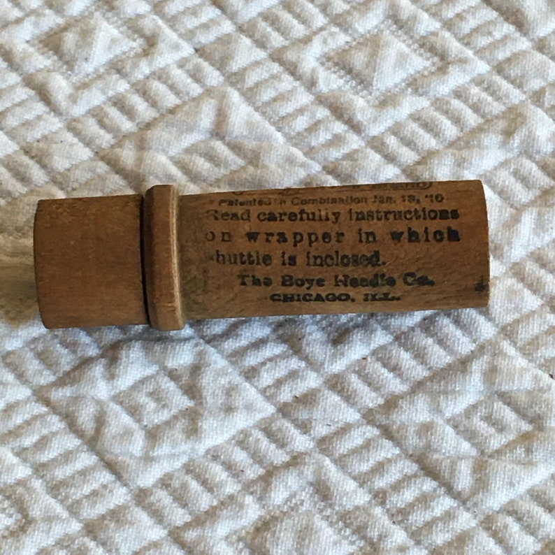 Vintage 1910 Wood Boyd Shuttle Case to Repurpose as a Needle Case ...