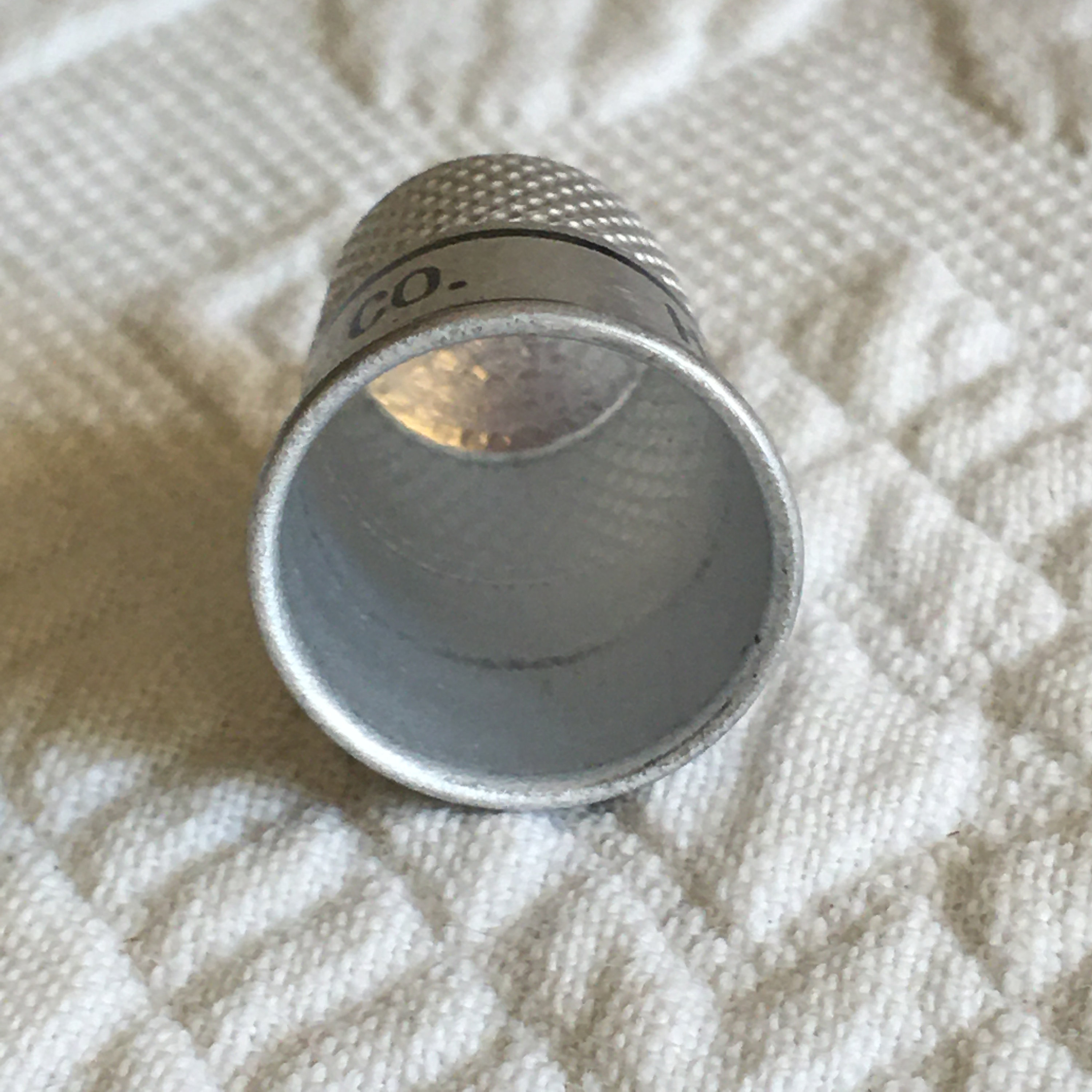 Vintage Advertising Thimble. Security Life Insurance Company Etsy