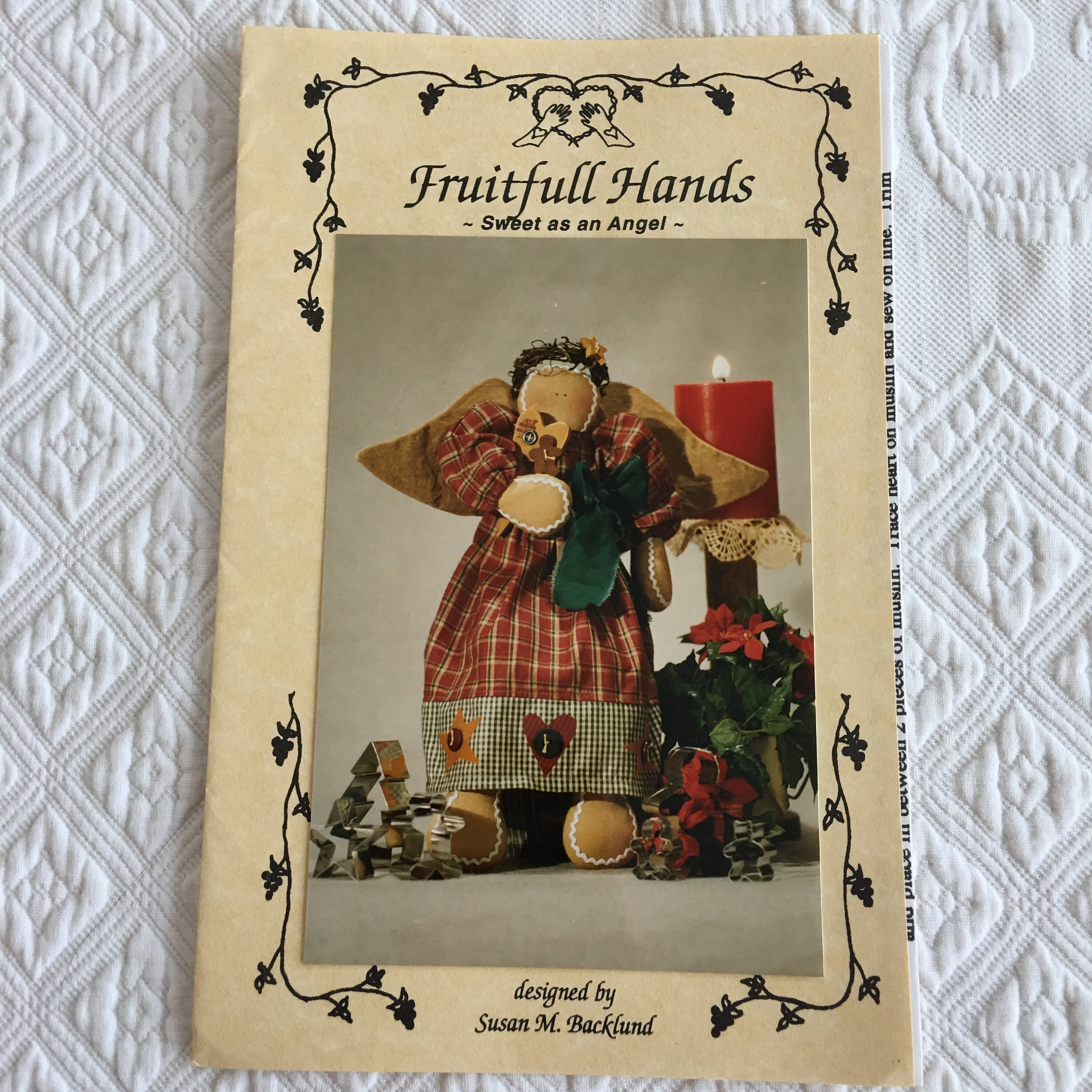 Choose From 3 Stuffed Angel Pattern. Fruitful Hands by Susan Backlund ...