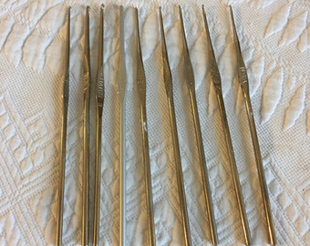 Boye Crochet Hook. Listing for One Steel Boye Crochet Hook. Or Choose Bates by Size.