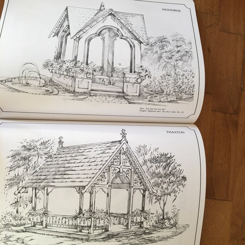 Vintage 1983 Gazebos & Other Garden Structure Designs. 55 Etsy