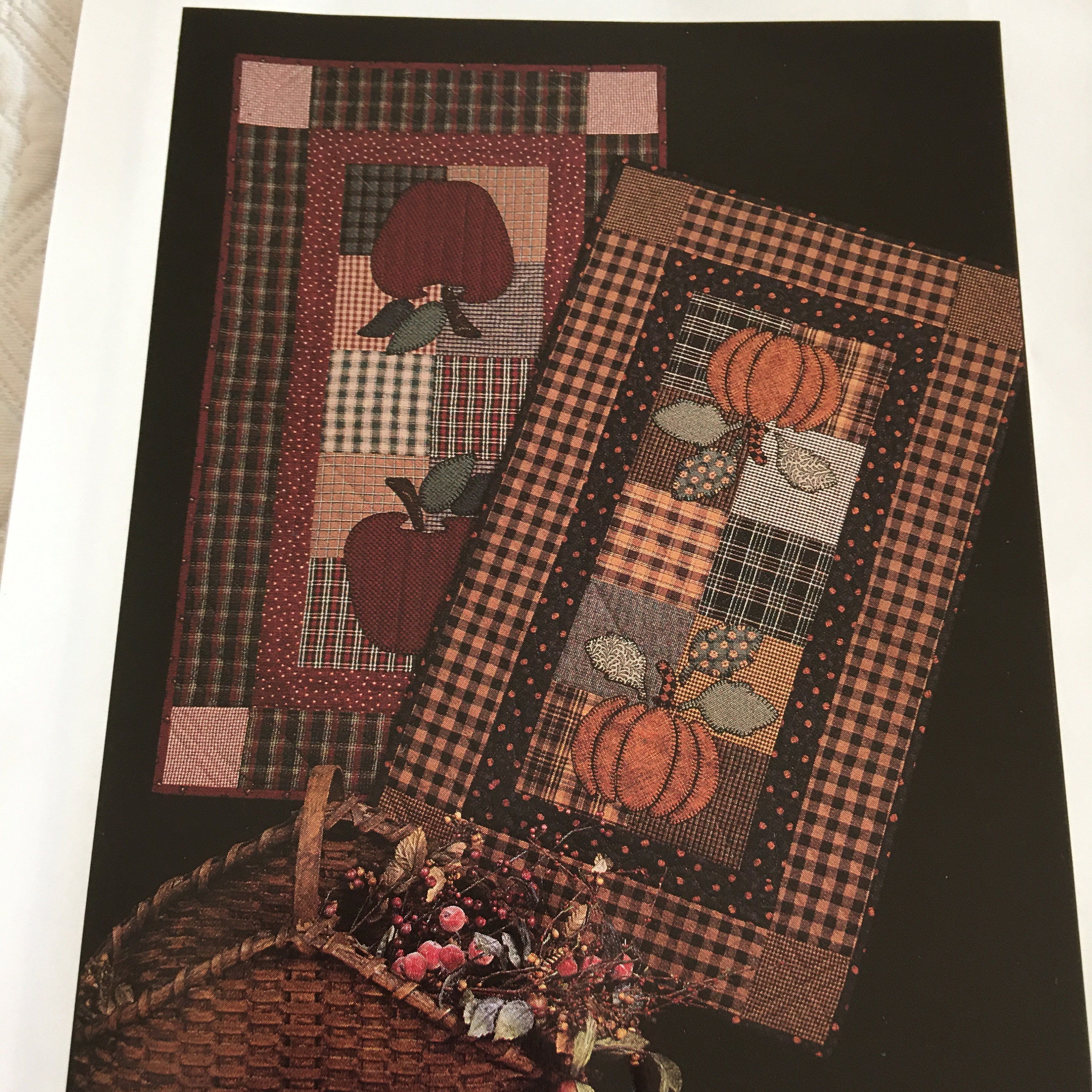 Table Toppers, Runners and Placemats. Choose Your Pattern. Harvest Table Toppers by