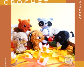 CROCHET PATTERN: 5 in 1 Woodland Animals