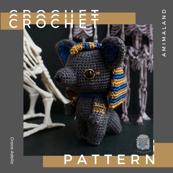 CROCHET PATTERN: Anubis, Prince of Egypt