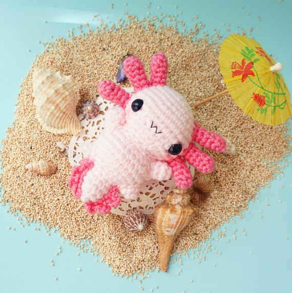 Amigurumi axolotl pattern/ crochet pattern/ amigurumi pattern