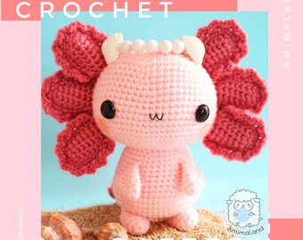 CROCHET PATTERN: Cuddle-Sized Axolotl