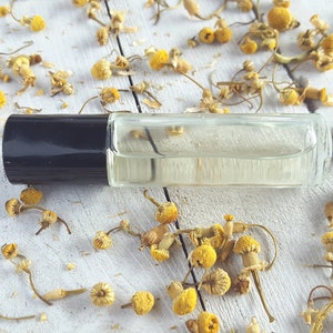 White Thyme + Rosemary • Perfume Oil • Natural Roll-on Perfume Oil · Floral Herbal Perfume Oil · Rosemary, Thyme ·Gift for her