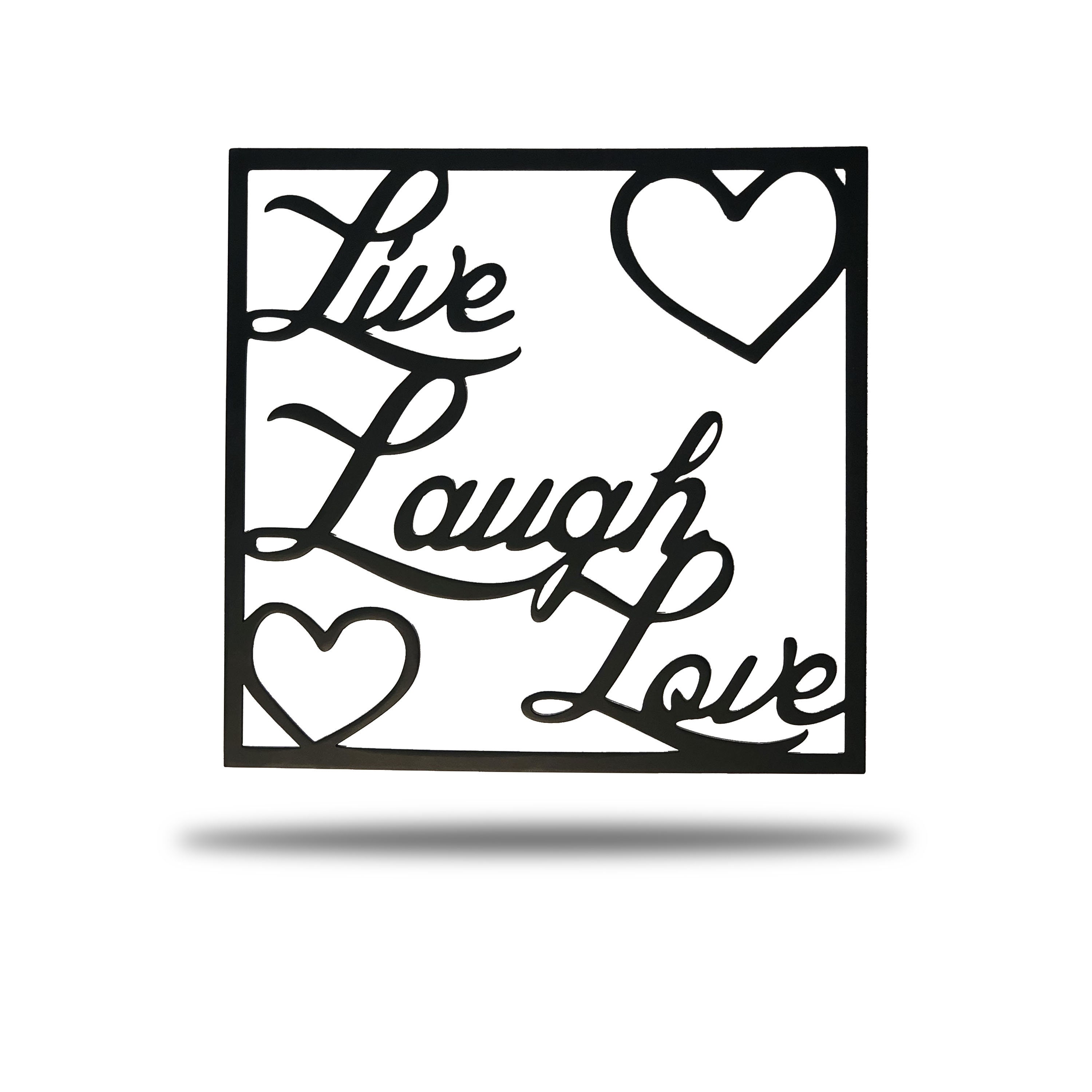 Society6◆タペストリー◆Love Laugh Live by Mareike B?hmer Live Laugh Love Print — Morning Star West