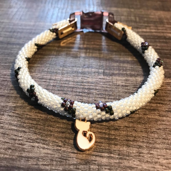 Beaded Cat Collar Etsy