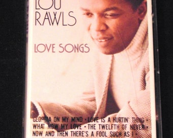 Lou Rawls Love Songs Kassette Tonband Musik 1984 Make the World Go Away