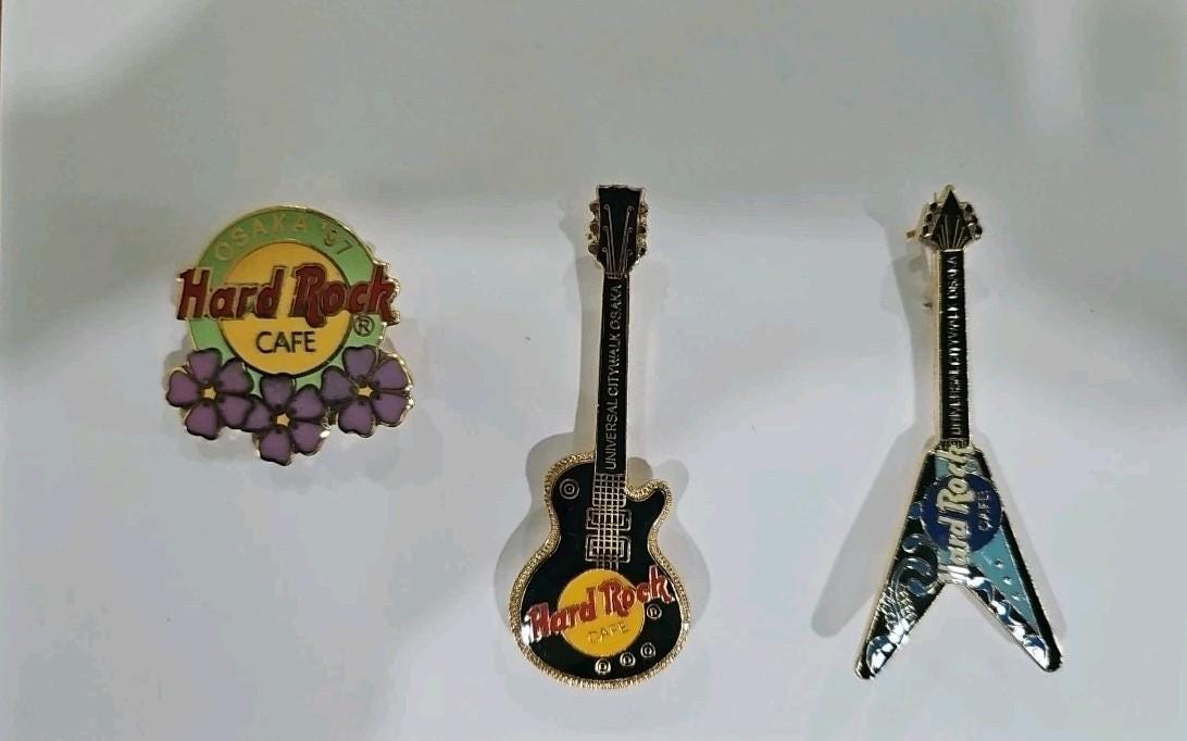Japan Hard Rock Pin - Etsy