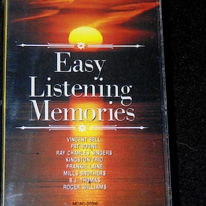 Easy Listening Memories Cassette Tape Audio Music Pat Boone The Kingston Trio