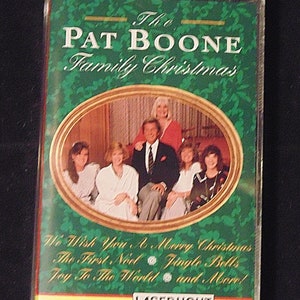 The Pat Boone Family Christmas Cassette Tape Holiday Music Jingle Bells 1994