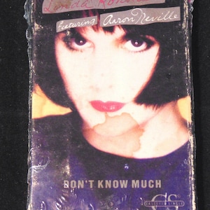 Linda Ronstadt Don&#39;t Know Much Cassette Tape Audio Music Single 1989 Pop Rock
