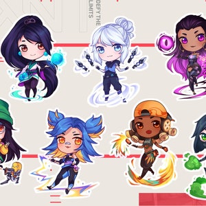 Valo Agents Acrylic Charms