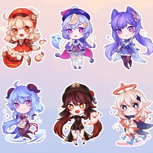 Genshin Acrylic Charms