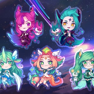 Star Guardian Acrylic Charms
