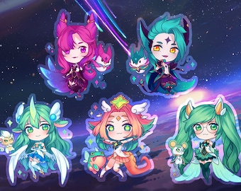 Star Guardian Acrylic Charms