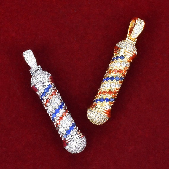 Colgante de barbero helado / joyería / joyería de - Etsy España