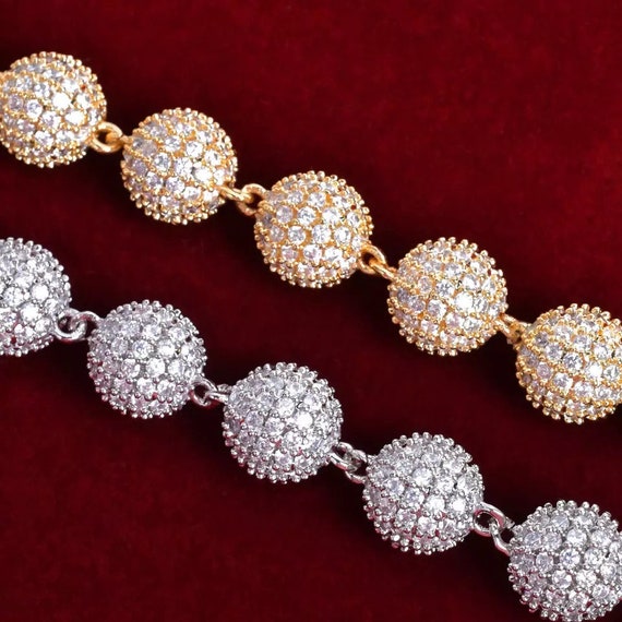 Cubic Zirconia Chain Necklace/ Gift 