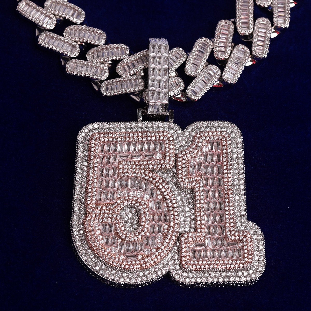 Iced Out Custom Baguette Clustered 