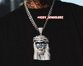 Jesus Piece Pendant / Hip Hop Jewelry 