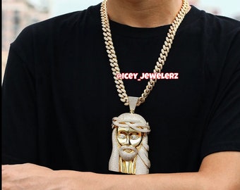 Jesus Piece Pendant / Hip Hop Jewelry 