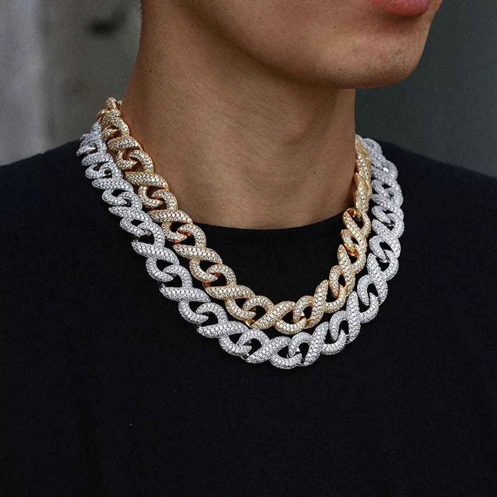 Iced Out 12MM Miami Infinity Cuban Link 