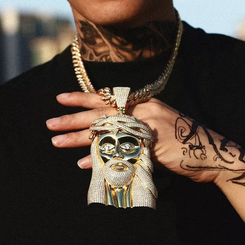 Jesus Piece Pendant / Hip Hop Jewelry 