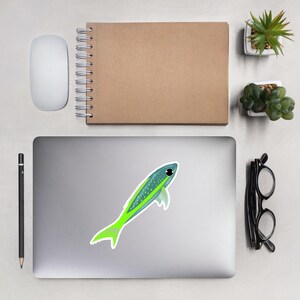 Yellow-Tailed Snapper Sticker | Tropical Aquatic Life Cartoon Vinyl Decal