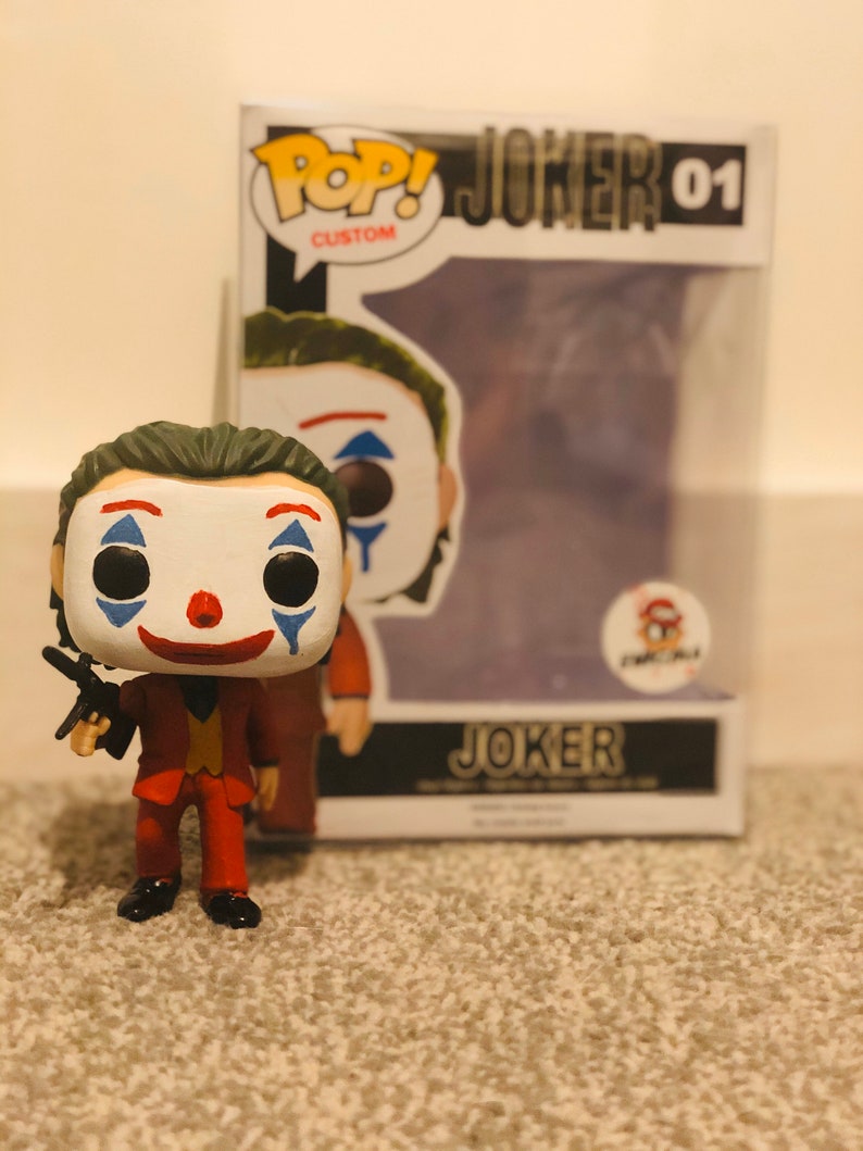 Joker 2019 Joaquin Phoenix Custom Funko Pop vinyl DC comics Etsy
