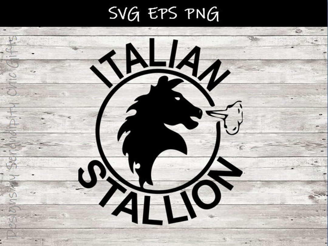 Italian Stallion SVG EPS PNG Vector Image Download - Etsy