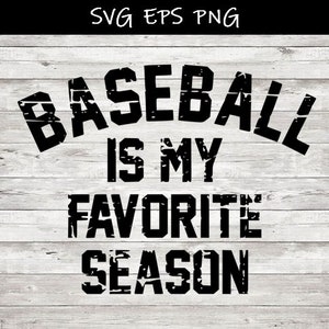 Le baseball est ma saison préférée