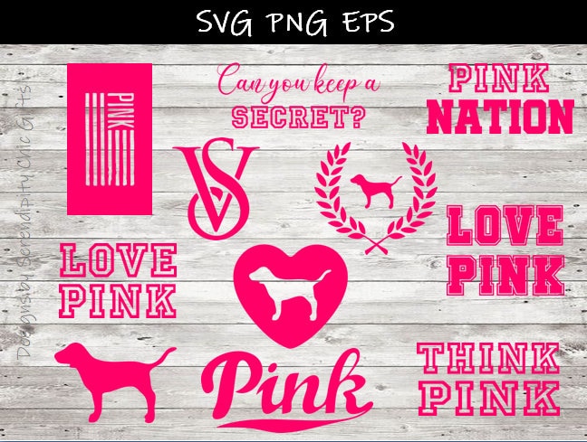 Victoria Secret Pink Svg 