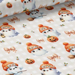 Tessuto fantasma al metro Certificato Oeko-Tex- Creazione per bambini - La Mercerie des Princesses- Cotone, Jersey, French Terry, Impermeabile