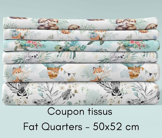 Fat Quarters Öko-Tex Baumwollstoff Muster zur Auswahl