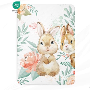 Coupon di tessuto in cotone Bunny per coperta 75x100cm Oeko-Tex - Ideale per realizzare una coperta mista per neonati o bambini!