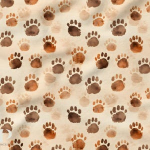 Tessuto al metro Esprit de la Savane di Mercerie des Princesses - Ideale per creazioni per bambini Cotone, Jersey, French Terry, Impermeabile