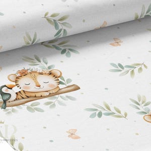 Tessuto al metro Baby Tropical Nap Certificato Oeko-Tex - Creazione per bambini La Mercerie des Princesses - Cotone, Jersey, French Terry, Impermeabile