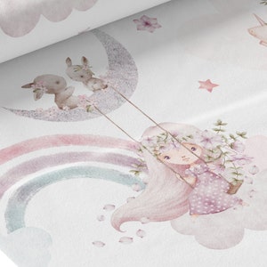 Tessuto al metro Principesse Oeko-Tex di Mercerie des Princesses - Ideale per creazioni per bambini - Cotone, Jersey, French Terry, Impermeabile