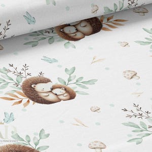 Tessuto al metro Piccoli Ricci Certificato Oeko-Tex- Creazione per bambini - La Mercerie des Princesses- Cotone, Jersey, French Terry, Impermeabile