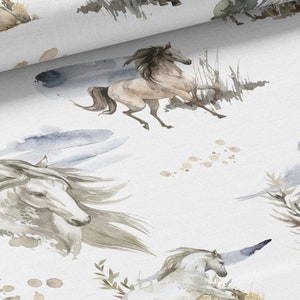 Tessuto a metraggio certificato Oeko-Tex per cavalli - Creazione per bambini - La Mercerie des Princesses - Cotone, Jersey, French Terry, Impermeabile