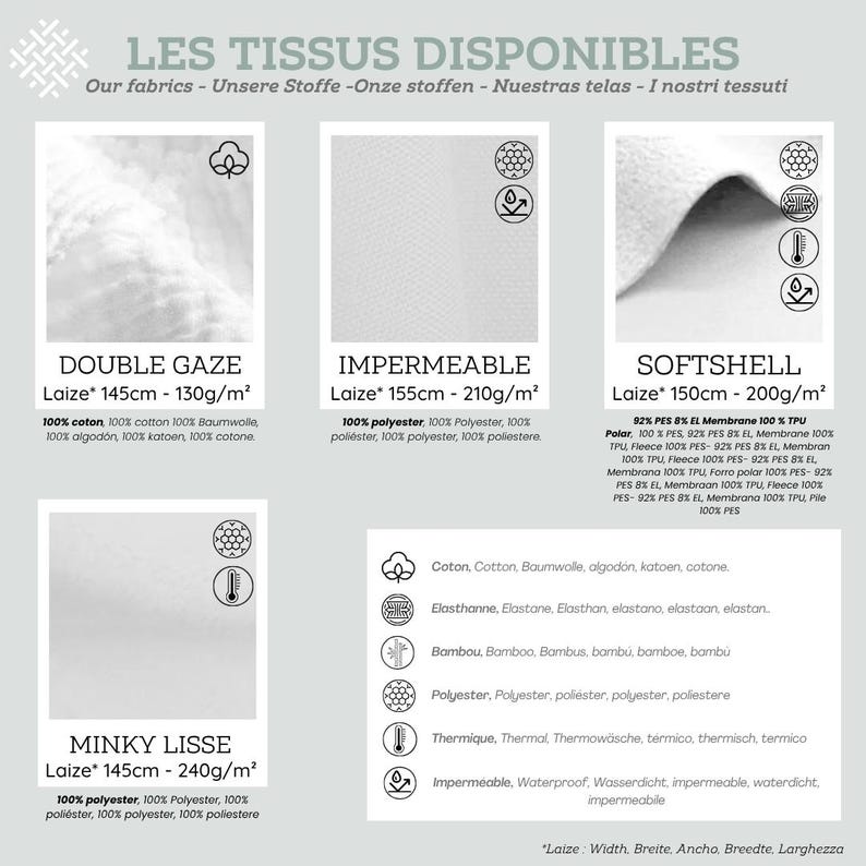 Tissu au mètre Savane Rose et Noir Certifié Oeko-Tex- Création La Mercerie des Princesses- 11 matières disponibles imagen 3