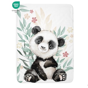 Cupom de desconto em tecido algodão Baby Panda para manta 75x100cm Oeko-Tex - Ideal para fazer uma manta mista para bebê ou criança!