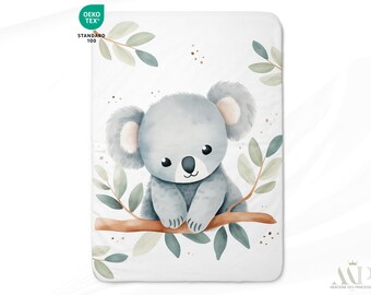 Kupong för mjukt Koala-bomullstyg för Oeko-Tex-certifierade filtar - Perfekt för att göra en unisexfilt för baby eller barn!